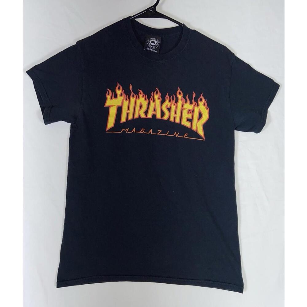 ✨Vintage Thrasher Magazine Shirt Adult Small Skateboard Short Sleeve Graphic Tee